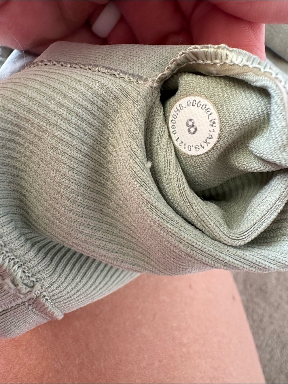 lululemon athletica Ribbed Racerback Tank - Sage Green - Picture 5 of 5